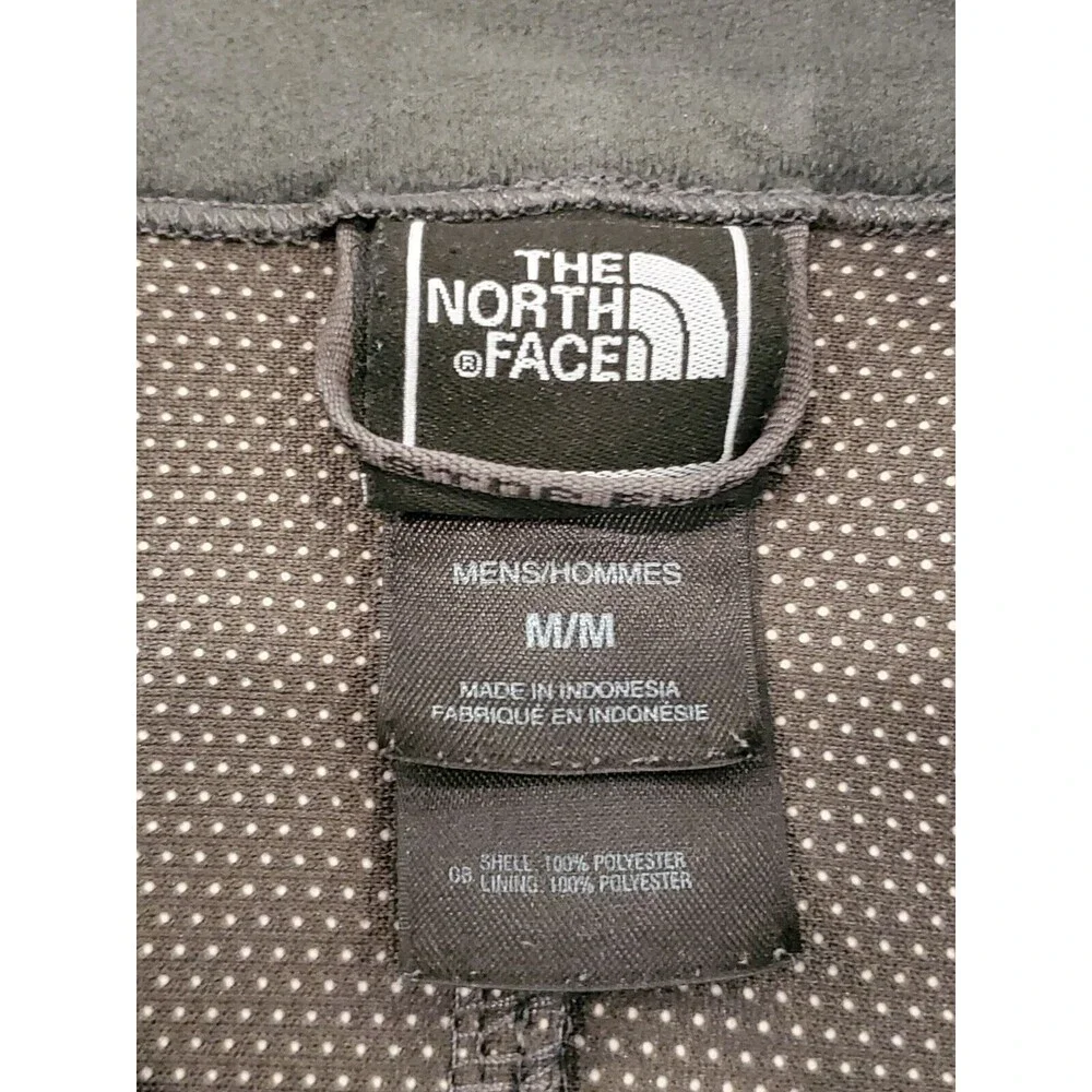 North Face WindWall Heavyweight Fleece Jacket Black Sz M Performance Full Zip